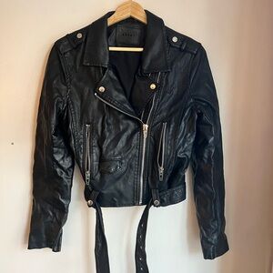 Women's Black Leather Jacket